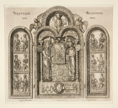 Německý triptych / Xllme od Jules Ferdinand Jacquemart
