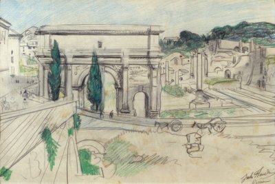 Forum Romanum od Jules Flandrin
