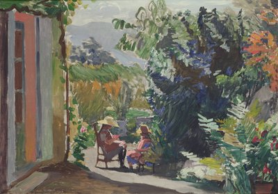 Sluncem zalitá zahrada od Jules Flandrin