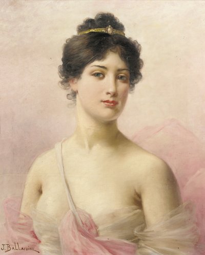 Mladá kráska od Jules Frederic Ballavoine
