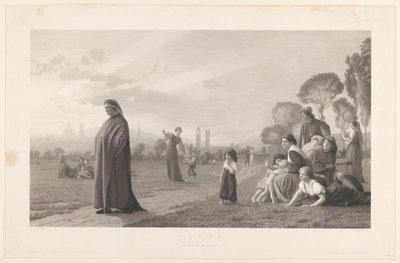Dante, jako J. L. Gérôme od Jules Gabriel Levasseur