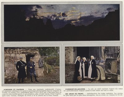 Kaplan a pastor, Clermont-En-Argonne, Les Anges du Front od Jules Gervais Courtellemont