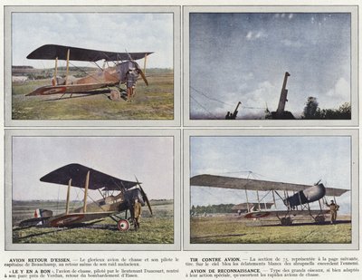 Návrat letadla z Essenu, Střelba proti letadlu, Existují dobří, Průzkumné letadlo od Jules Gervais Courtellemont