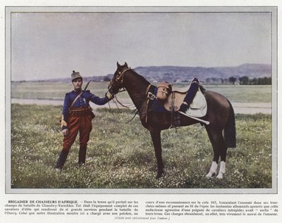 Brigádní generál africký lovec od Jules Gervais Courtellemont
