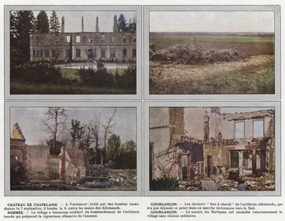 Chateau de Chapelaine, Gourgancon, Normee, Gourgancon od Jules Gervais Courtellemont