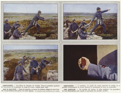 Granátníci, Granátníci, Sur Le Qui-Vive, Granát od Jules Gervais Courtellemont