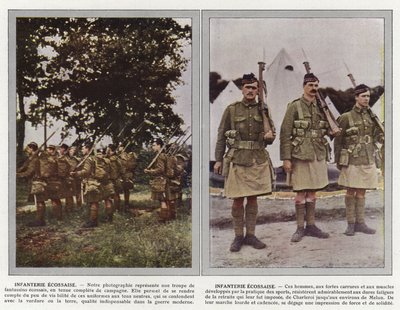 Skotská pěchota, Skotská pěchota od Jules Gervais Courtellemont