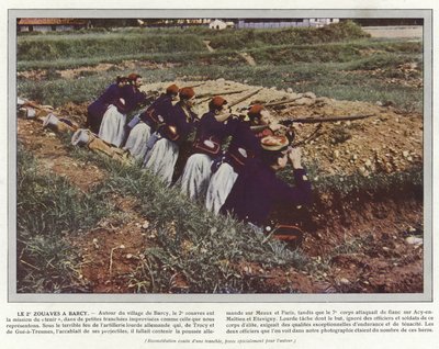 2. Zouaves v Barcy od Jules Gervais Courtellemont