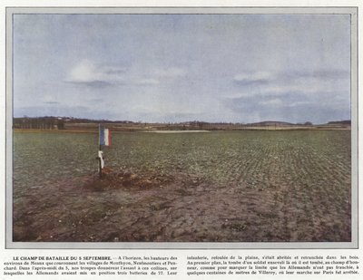 Bojiště 5. září od Jules Gervais Courtellemont