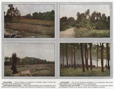 Lenharree, Lenharree, Tranchees Francaises, Bivak pod jedlemi od Jules Gervais Courtellemont