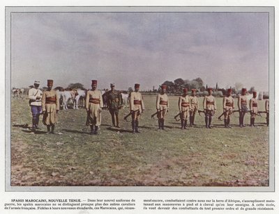Maročtí Spahis v nové uniformě od Jules Gervais Courtellemont