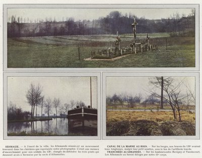 Sermaize, Canal de la Marne au Rhin, Tranchees Allemandes od Jules Gervais Courtellemont