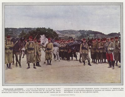 Alžírští střelci od Jules Gervais Courtellemont