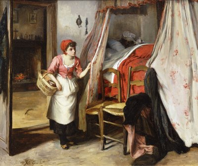 Červená Karkulka od Jules Girardet