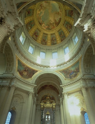 Pohled do interiéru kopule, 1677-1706 od Jules Hardouin Mansart