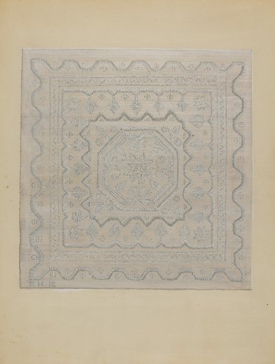 Candlewick Coverlet Woven, 19351942. od Jules Lefevere