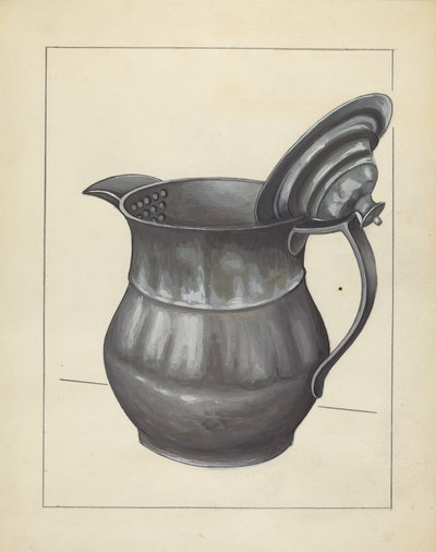 Stříbrná konvice, c. 1936. od Jules Lefevere