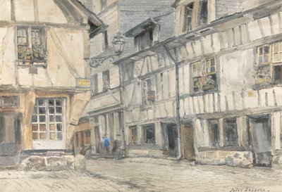 Pohled na Rue de Lamitie od Jules Lessore
