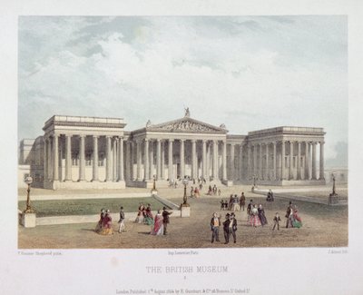 Britské muzeum, Holborn, Londýn, 1854 od Jules Louis Arnout