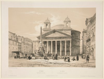 Řím, Pantheon d od Jules Monthelier