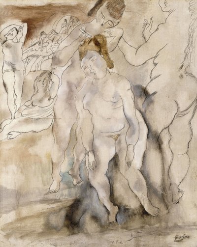 Kadeřník, 1924 od Jules Pascin