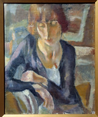 Portrét Herminy Davidové Malba Julese Pascina (1885-1930), Sun 20. století. 0,52x0,43 m Lyon, Musee des Beaux Arts od Jules Pascin