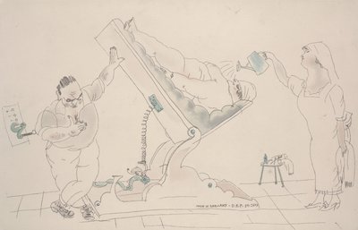 Redukce (barevné leptání) od Jules Pascin