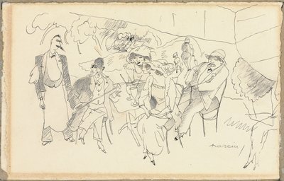 Scéna obrázků od Jules Pascin
