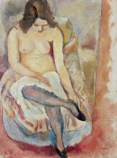 Sedící žena od Jules Pascin