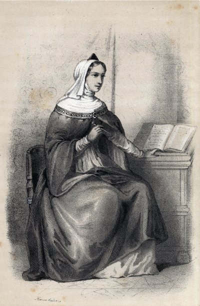 Anne Comnene (1083-1153), dcera byzantského císaře Alexise I Comnene od Jules and Raunheim Hermann David