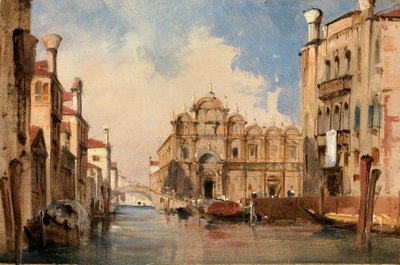 Scuola di San Marco, Benátky, c. 1830. od Jules Romain Joyant