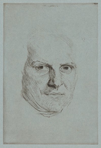 Maska abbé Raynal od Jules de Goncourt, after Maurice Quentin
