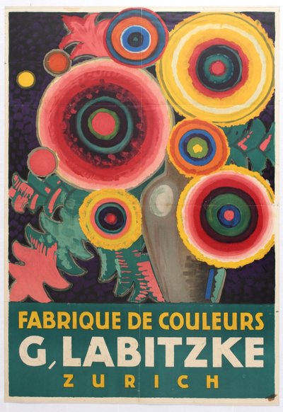 Labitzke Color Paints Zürich, 1916. od Jules de Praetere