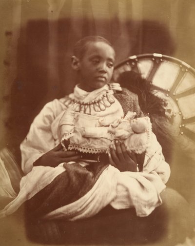 Déjatch Alámayou, syn krále Theodora, červenec 1868. od Julia Margaret Cameron