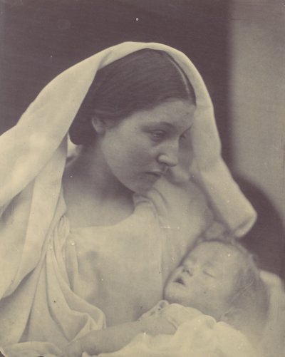 Odpočívající Madonna, 1864. od Julia Margaret Cameron