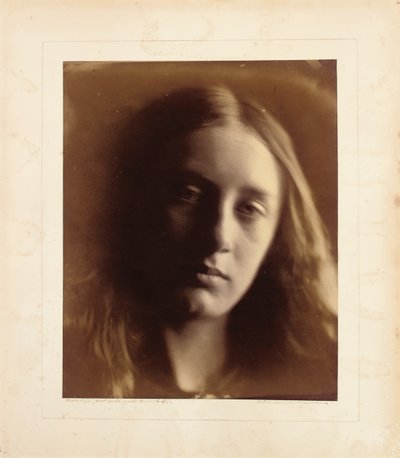 May Prinsep jako St. John, 1866 (tisk alba) od Julia Margaret Cameron