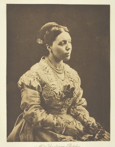 Paní Thackeray Ritchie, 1870, tisk kolem 1893. od Julia Margaret Cameron