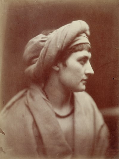 Portrét ženy s turbánem od Julia Margaret Cameron