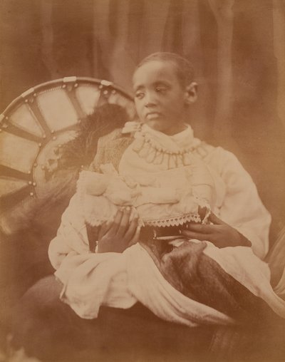 Princ Dejatch Alamayou z Habeše, kolem roku 1868 od Julia Margaret Cameron