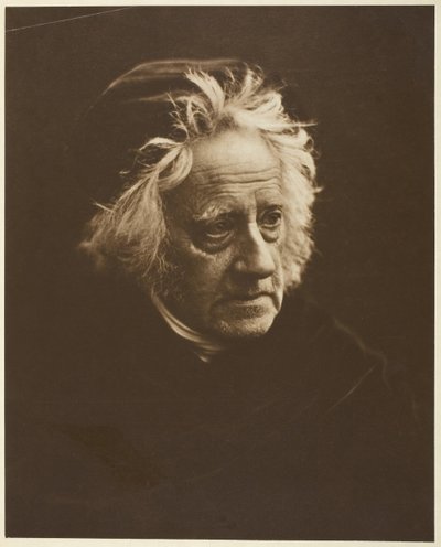 Sir John Herschel, 1867, vytištěno 1875. od Julia Margaret Cameron