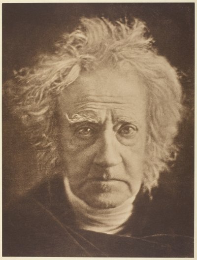 Sir John Herschel, 1867, vytištěno 1875. od Julia Margaret Cameron