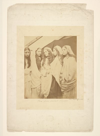 Pět pošetilých panen od Julia Margaret Cameron