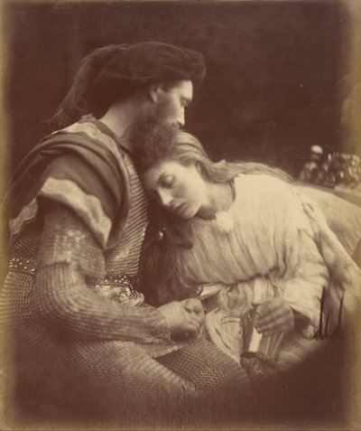 Rozchod sira Lancelota a královny Guinevery od Julia Margaret Cameron