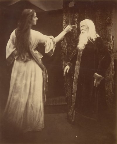 Vivien a Merlin, 1874. od Julia Margaret Cameron