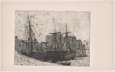 Hrad Rushen - ostrov Man od Julian Alden Weir