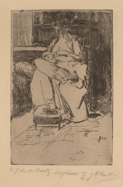 Matka a dítě od Julian Alden Weir