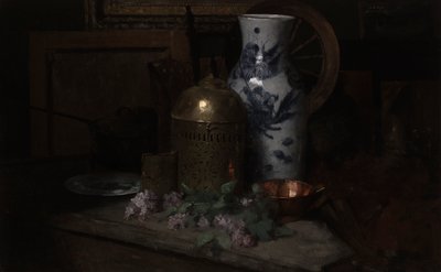 Zátiší ve studiu od Julian Alden Weir