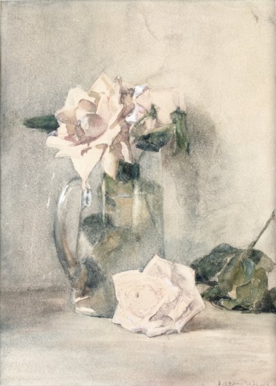 Studie růží (wc na papíře) od Julian Alden Weir