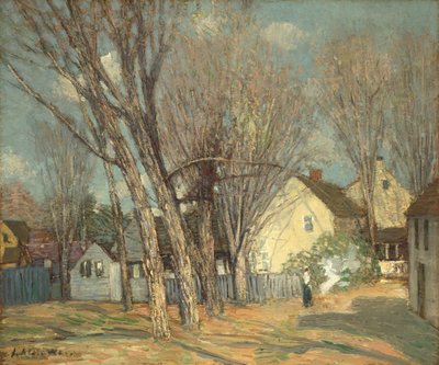 Vesnice Windham, asi 1913-14 (olej na mahagonové desce) od Julian Alden Weir