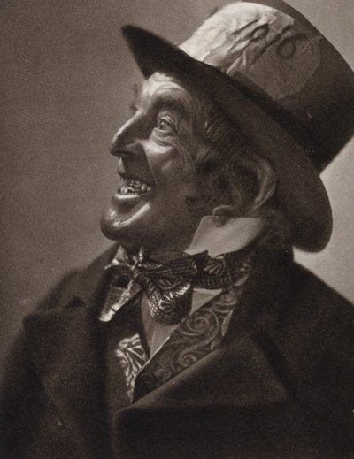 Šílený kloboučník (čb fotografie) od Julian Augustus Romaine Smith
